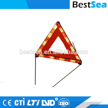 Warning emergency triangle high visibility, folded led warning triangle