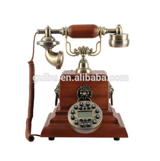 Antique Decorative Wooden Telephone