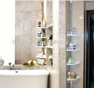 BAOYOUNI prefabricated bathroom unit vertical storage rack prefab bathroom DQ-601D