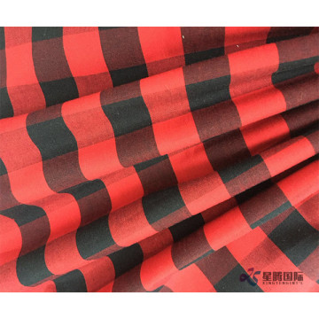 Red And Black Plaid Cotton Cloth