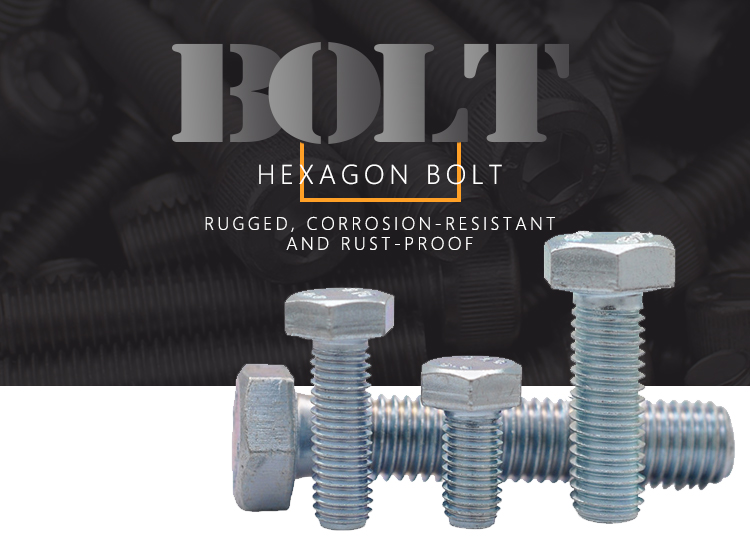 m25 m26 m28 hex bolt and nut galvanized Customized