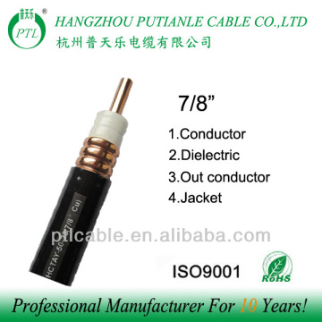 50ohm communication rf cable 7/8"