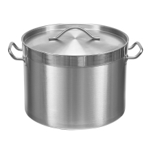 Stainless steel non stick short soup pot