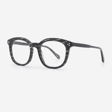 Round Acetate Women's Classic Optical Frames 23A3091