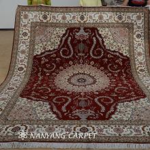 8'x10' Handwoven Wool Persian Tabriz Carpet