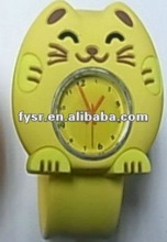 kids silicone slap watch , silicone slap wrist