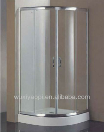 Tempered glass shower wall panels