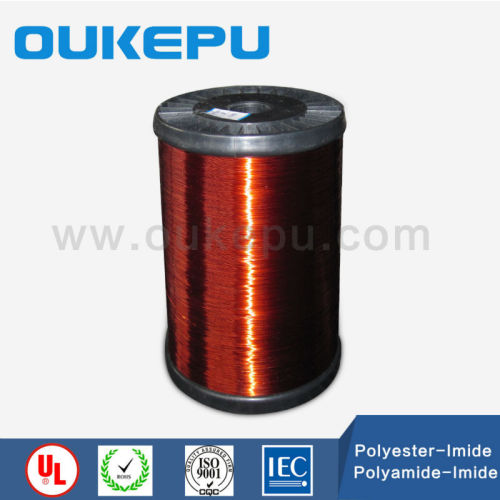 Polyamide-imide transformers color coated aluminun wire