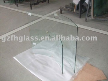 TG-01 Good quality Tempered Fire Place Glass with various size