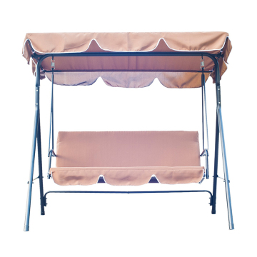 Comfortable 3-Person Garden Swing Set with Canopy