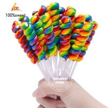 Bulk Twist Swirl Lollipop Variety Pack - Individually Wrapped Rainbow Spiral Pops