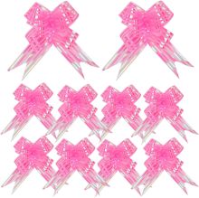 20 Pieces Mixed Color Pull Bow for Gift Wrapping Organza Pull Bow Ribbon Pull Bows for Christmas Presents Wedding Party Birthday