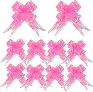 20 Pieces Mixed Color Pull Bow for Gift Wrapping Organza Pull Bow Ribbon Pull Bows for Christmas Presents Wedding Party Birthday