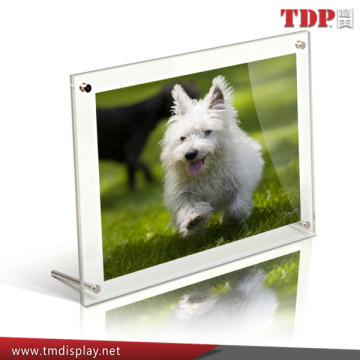 acrylic desktop photo picture frame for sales,Glass photo frame