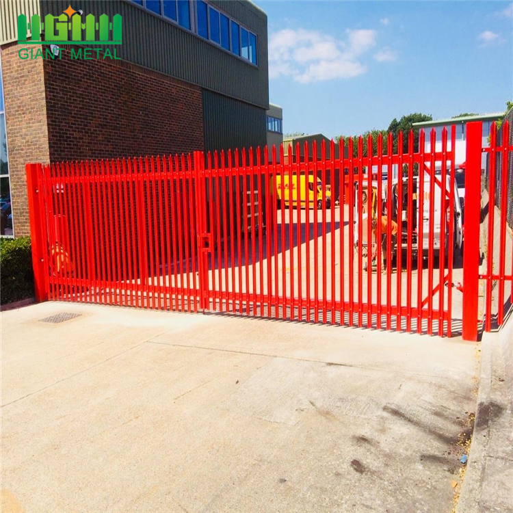 Welded Low carbon steel plate palisade fence