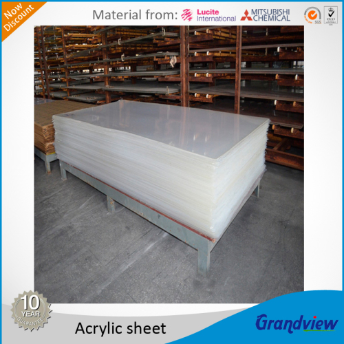 Decorative translucent acrylic sheet white board plexiglass sheet
