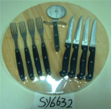 Pizza stone set with pizza stone,pizza cutter and pizza cutter