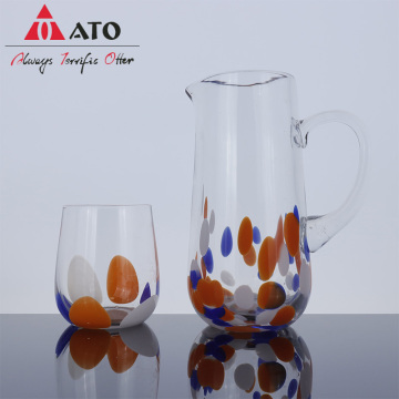 ATO Mexican crystal water glasses tall drinking glasses