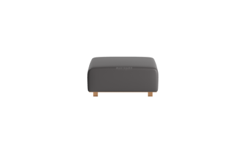 Luxury Real leather Ottoman upholstered stool ottoman