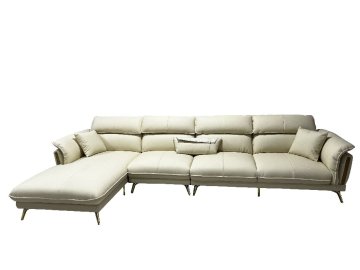 Luxury Villa Oversized Genuine Leather Sofa