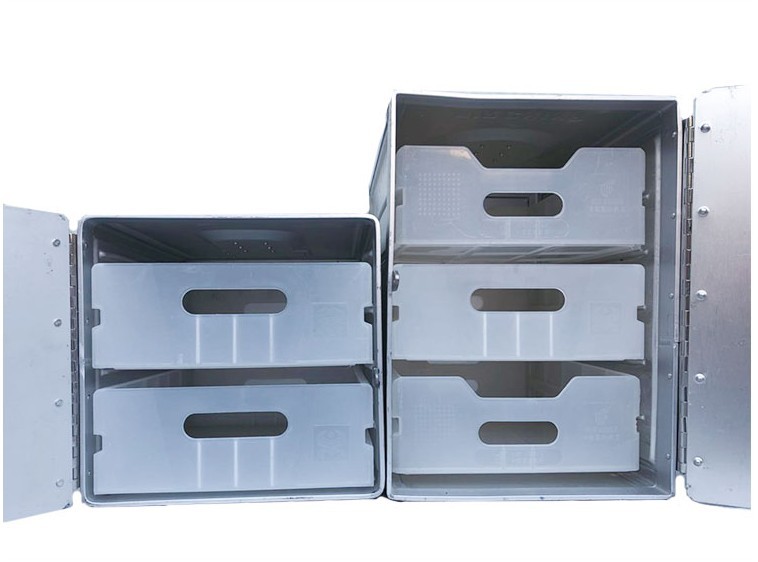 Aviation aluminium food container box