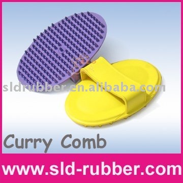 Rubber Curry Brush
