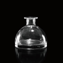 Transparent 200ML Glass Perfume Bottle Frosted Cone Shape Diffuser Bottles