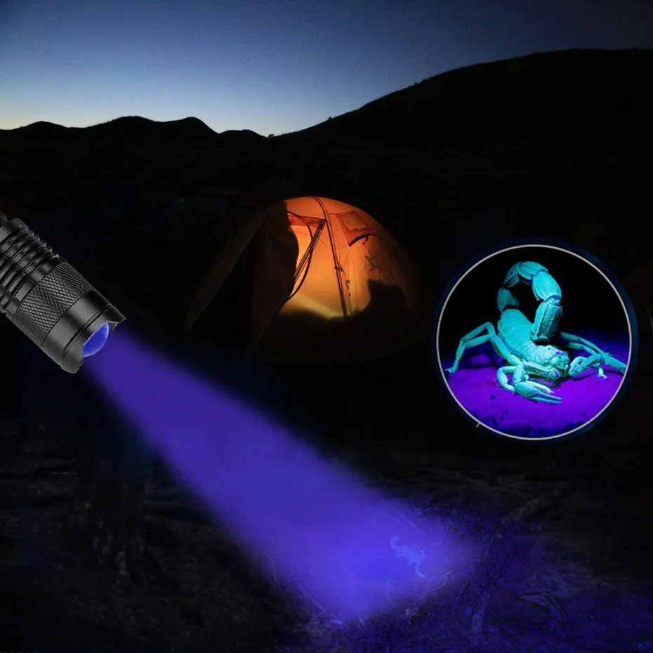 Portable UV Black Light Detector for Scorpion and Pet Urine Detection