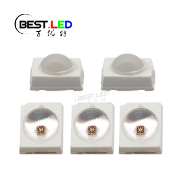 2835 SMD LED 690nm Wavelength Dome Lens 90-degree