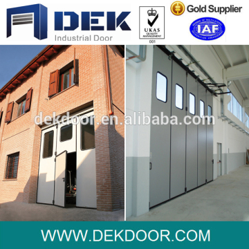 industrial aluminum automatic folding entrance doors