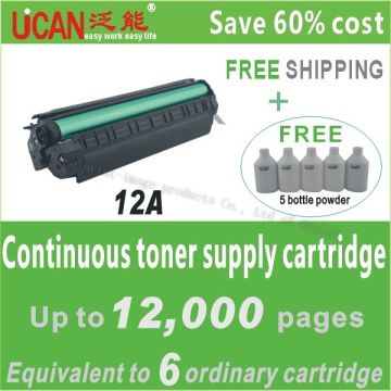 exclusive-- 12A printer toner cartridge for Canon FAX-L160G,12000pages for each model,laser ceramic toner