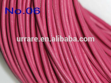 Colorful Round Leather Cord