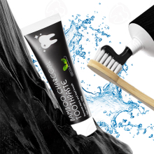 Natural active teeth whitening bamboo charcoal toothpaste