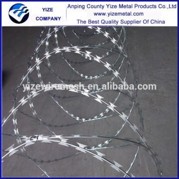 Alibaba China precise construction everlasting razor wire concertina razor wire BTO22 shipping razor wire