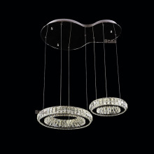 rings modern led chandelier light fixture indoor
