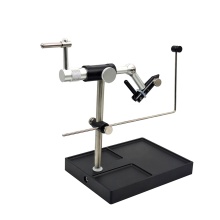 360 Rotary Fly Tying Vise with Hardened Jaws - Stable Pedestal for Fishing Flies and Lures