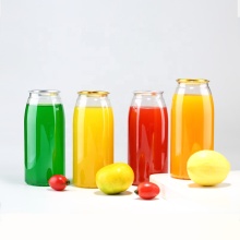 Clear PET Plastic Cans for Soda and Juice - 490ml & 650ml