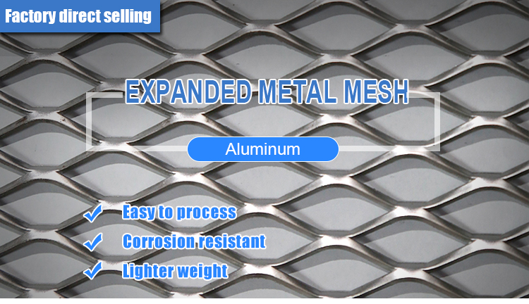 Aluminium Expanded Metal Grill Mesh