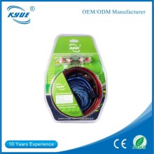 high end 4.5M amp kits for car audio/ blue,red color 12v 12awg amp kits