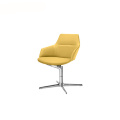 Aluminium 4-Spoke Base Upholstered Executive Armchair