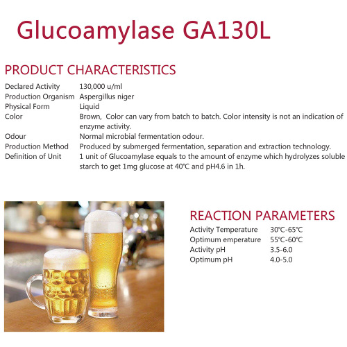 Glucoamylase สำหรับอุตสาหกรรมแอลกอฮอล์