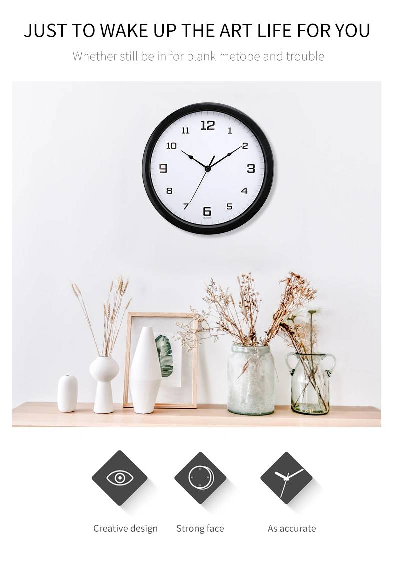 Modern Digital 3D Vintage Decorative Wall Clock for Home Decor