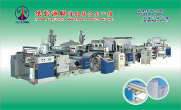 Paper cup aluminum foil extrusion laminating machine