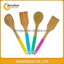 4 pcs Bamboo Kitchen Utensils