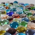 Nuggets de vidro cores misturadas para ofícios de vidro