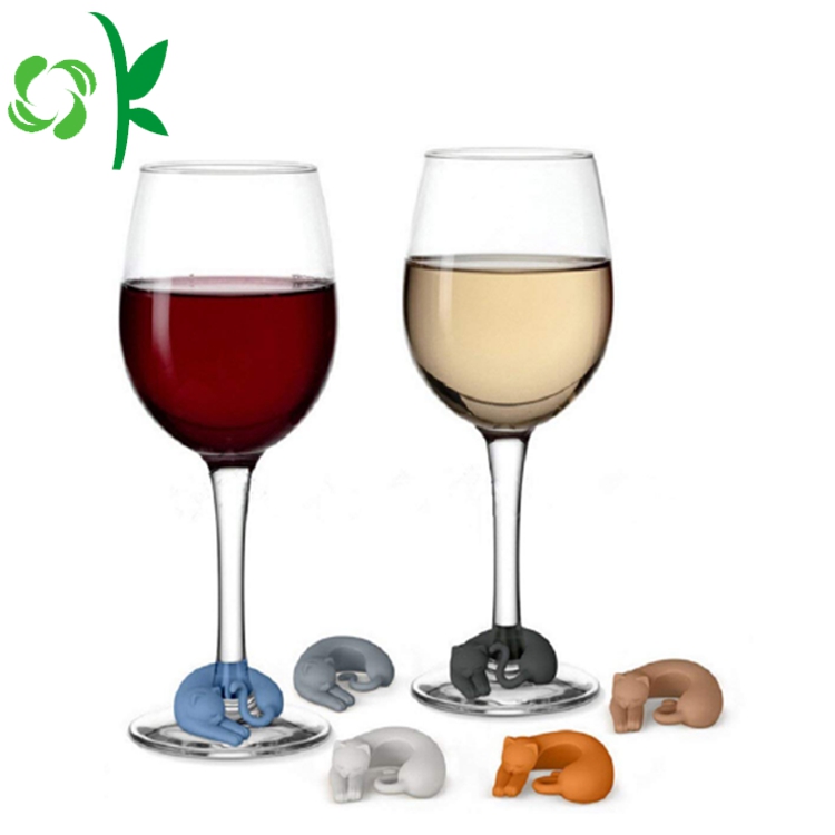 Silicone wine Glass Drinking Charms Markers