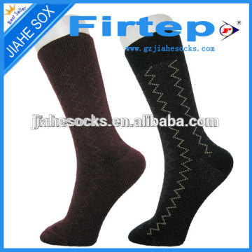 Men Dress Knitting Cotton Patterned Socks