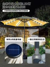 centre pillar umbrella with light