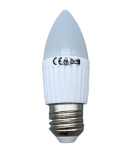 C37 E27 10W Ceramic Candle Bulb