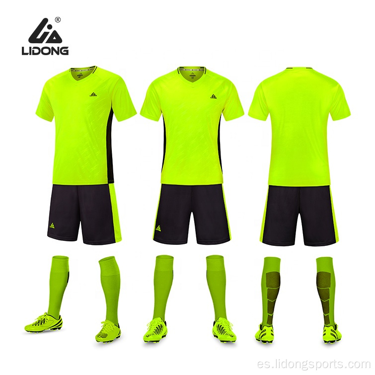 El nuevo fútbol de entrenamiento uniforme uniforme transpirable camisetas de fútbol